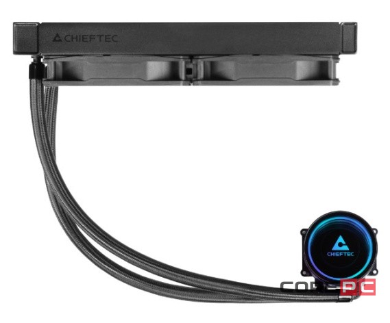 Система жидкостного охлаждения для процессора Chieftec ICEBERG 240 ARGB Pump Dark (CLC-240-BLK)