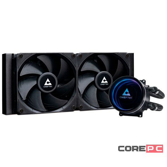 Система жидкостного охлаждения для процессора Chieftec ICEBERG 240 ARGB Pump Dark (CLC-240-BLK)