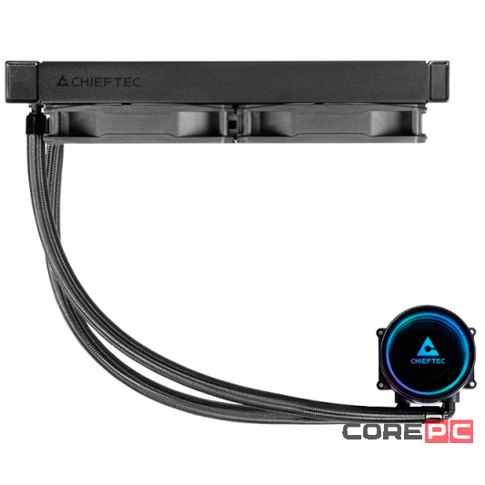 Система жидкостного охлаждения для процессора Chieftec ICEBERG 240 ARGB Pump Dark (CLC-240-BLK)