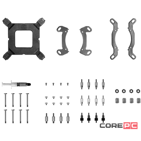 Система жидкостного охлаждения для процессора Chieftec ICEBERG 240 ARGB Pump Dark (CLC-240-BLK)