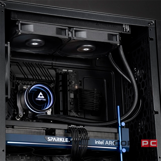 Система жидкостного охлаждения для процессора Chieftec ICEBERG 240 ARGB Pump Dark (CLC-240-BLK)