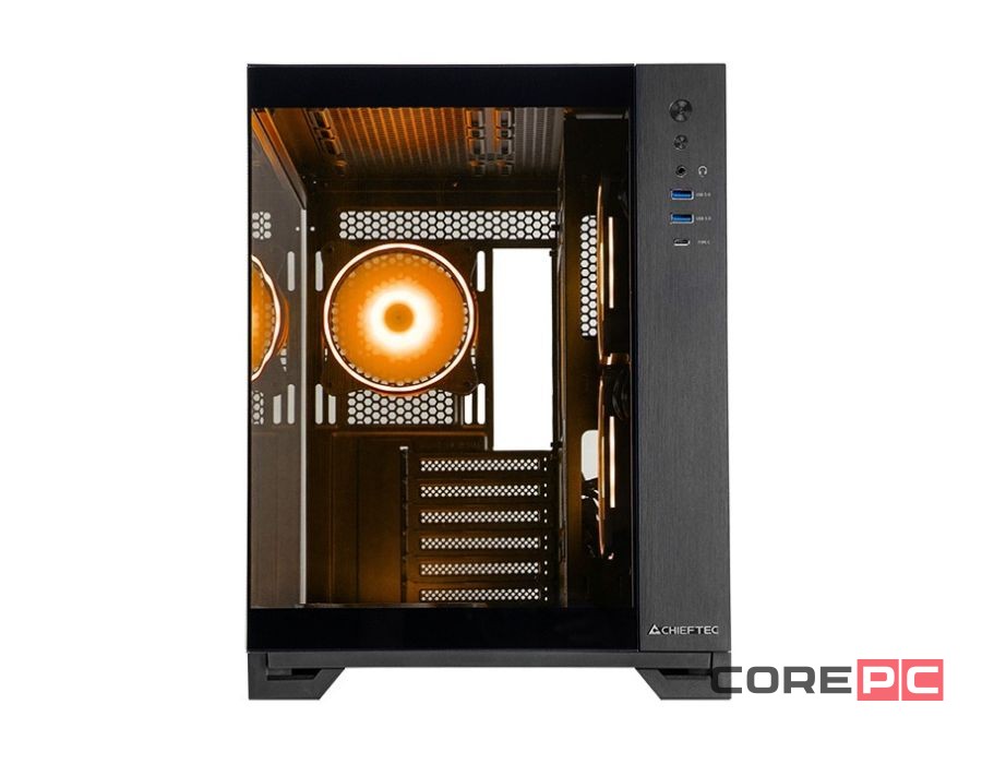 Компьютерный корпус Chieftec VISIO TG ARGB Black (GM-30B-TG-OP)