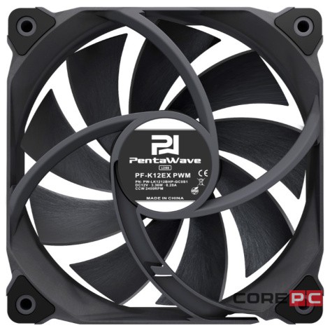 Вентилятор для корпуса PentaWave Black PF-S12B PWM