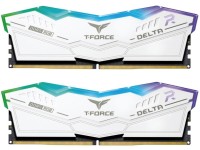 Оперативная память 64 Gb 6000 MHz Team Group T-FORCE DELTA RGB White (FF4D564G6000HC38GDC01)