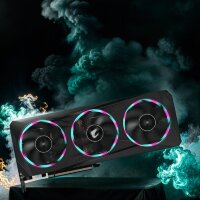 Видеокарта Gigabyte (GV-N3050AORUS E-8GD) GeForce RTX 3050 8GB AORUS ELITE