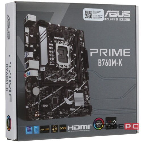 Материнская плата ASUS PRIME B760M-K 90MB1FI0-M1EAY0