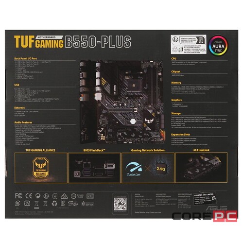 Материнская плата ASUS TUF GAMING B550-PLUS 90MB14G0-M0EAY0