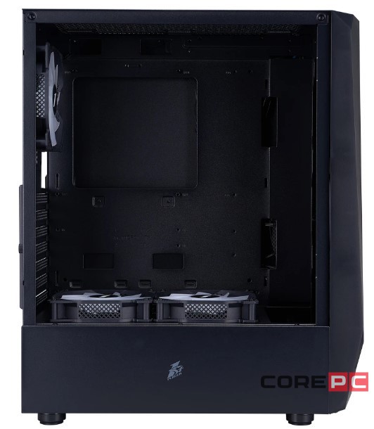 Компьютерный корпус 1STPLAYER INFINITE SPACE IS6 ARGB Black (IS6-BK-2F7R-1F7)