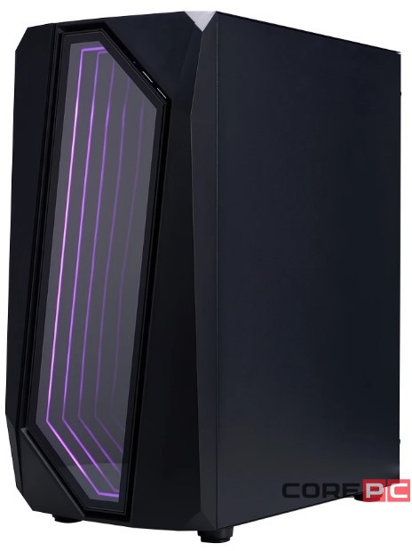 Компьютерный корпус 1STPLAYER INFINITE SPACE IS6 ARGB Black (IS6-BK-2F7R-1F7)