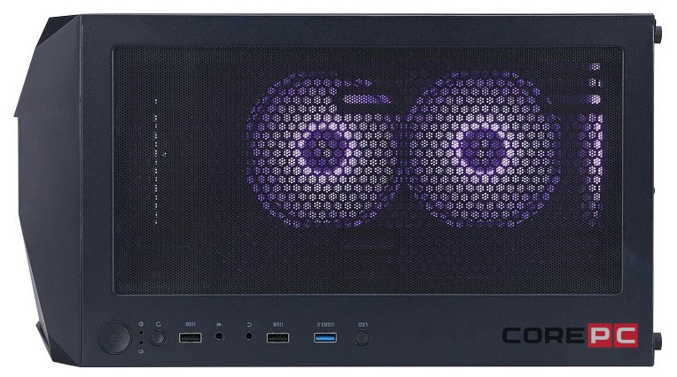 Компьютерный корпус 1STPLAYER INFINITE SPACE IS6 ARGB Black (IS6-BK-2F7R-1F7)