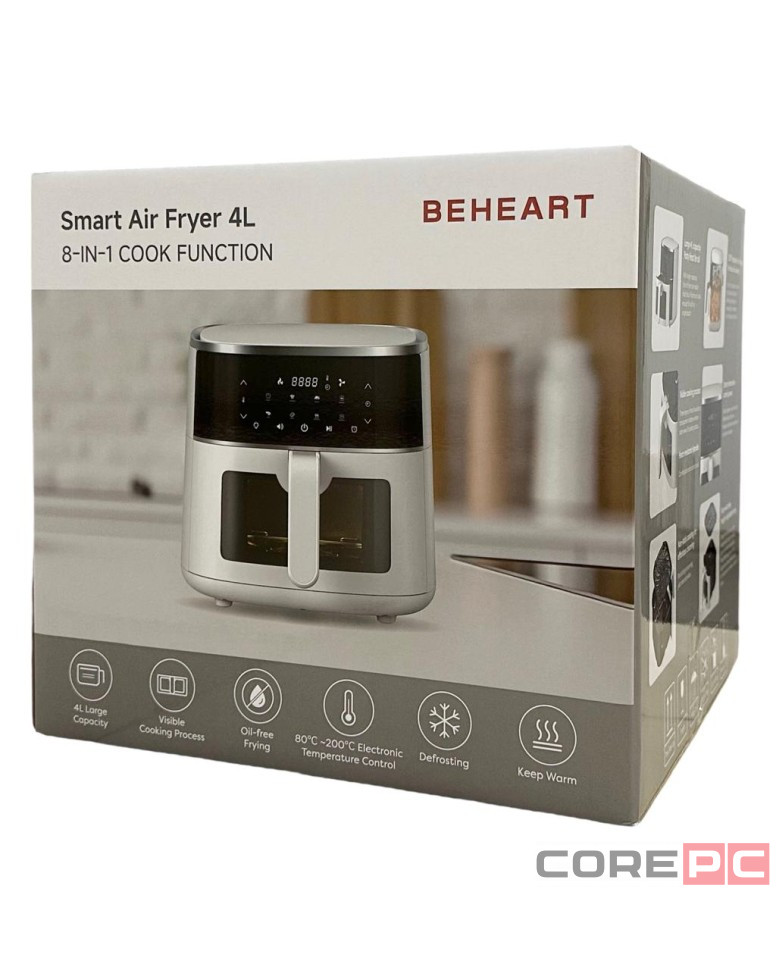 Аэрогриль Beheart AF-E4003-AS 4L белый