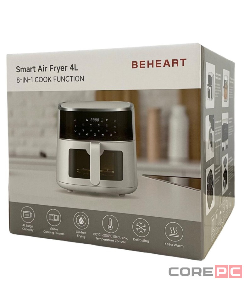 Аэрогриль Beheart AF-E4003-AS 4L белый