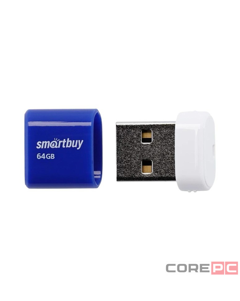 USB флеш накопитель Smartbuy 64GB Lara Blue (SB64GBLARA-B)