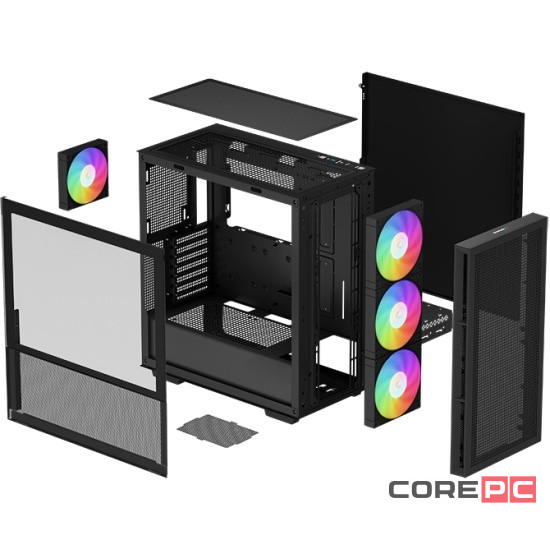 Компьютерный корпус Deepcool CH560 DIGITAL ARGB Black