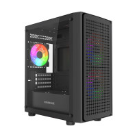 Компьютерный корпус Powercase Mistral Micro EM20 TG FRGB Black (CMMEM20B-L3)