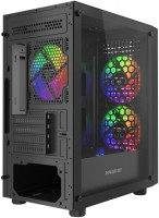 Компьютерный корпус Powercase Mistral Micro EM20 TG FRGB Black (CMMEM20B-L3)
