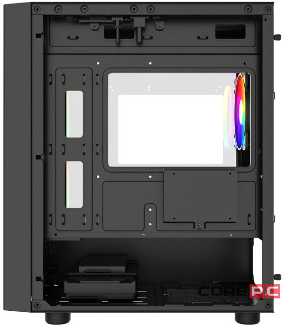Компьютерный корпус Powercase Mistral Micro EM20 TG FRGB Black (CMMEM20B-L3)