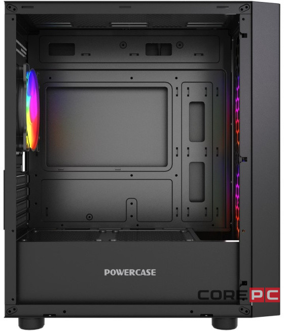 Компьютерный корпус Powercase Mistral Micro EM20 TG FRGB Black (CMMEM20B-L3)
