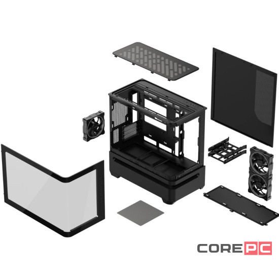 Компьютерный корпус ASUS PRIME AP202 TG ARGB Black (90DC00P0-B19000)