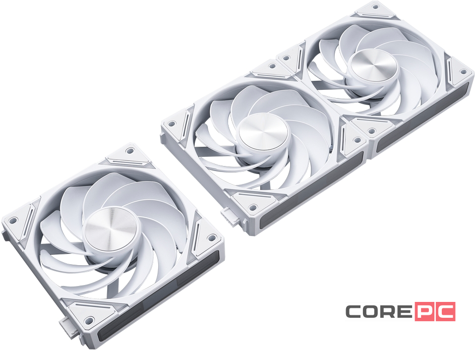Комплект вентиляторов для корпуса 1STPLAYER XF7R Reverse ARGB White (XF7R-WH-3IN1)