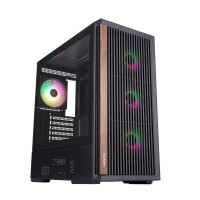 Компьютерный корпус 1STPLAYER WD7 ARGB Black (WD7-BK-4FA7-2FA7R)