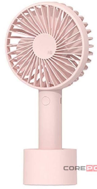 Вентилятор портативный ручной Xiaomi Solove N9P (зарядная подставка, 2000mAh, 3 скорости) розовый
