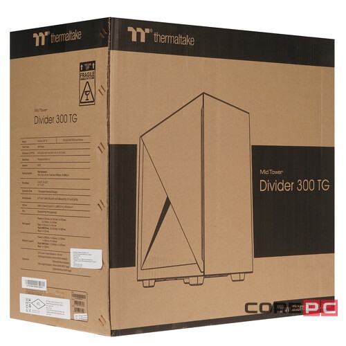 Компьютерный корпус Thermaltake DIVIDER 300 TG Black CA-1S2-00M1WN-00