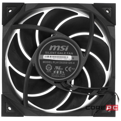 Вентилятор для корпуса MSI MEG SILENT GALE P12 OE3-7G17F01-809 PWM