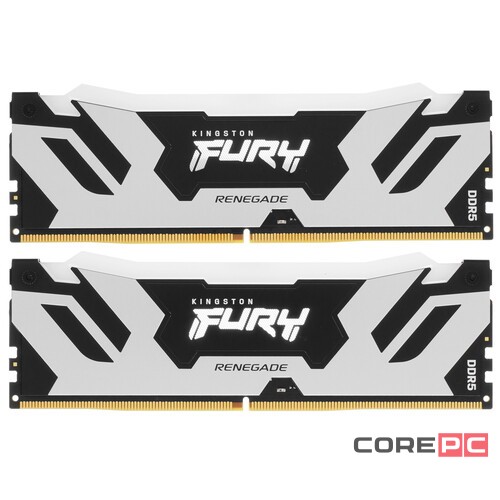 Оперативная память 64 Gb 6000 MHz Kingston FURY Renegade Silver RGB (KF560C32RSAK2-64)