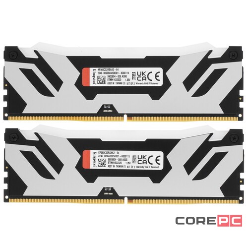 Оперативная память 64 Gb 6000 MHz Kingston FURY Renegade Silver RGB (KF560C32RSAK2-64)