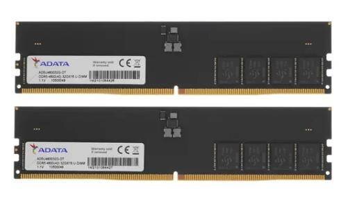 Оперативная память 64 Gb 4800 MHz ADATA XPG (AD5U480032G-DT)