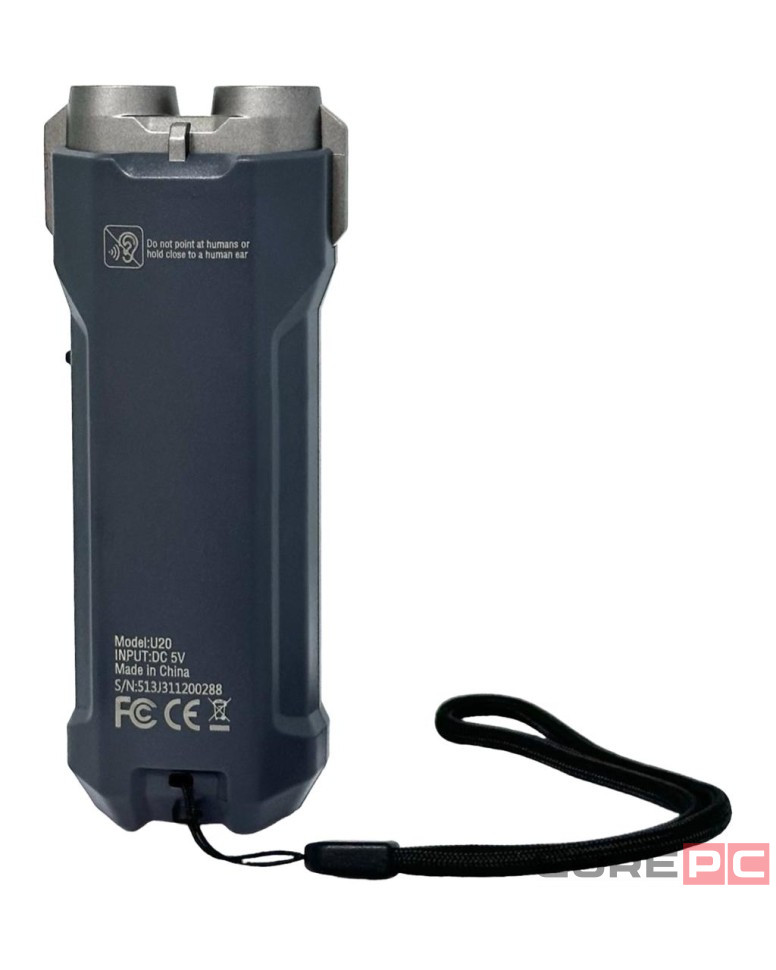 Отпугиватель собак ультразвуковой Xiaomi Rojeco U20 Ultrasonic Dog Repeller Dual Probe LED серый