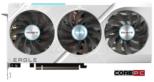 Видеокарта Gigabyte (GV-N407SEAGLEOC ICE-12GD) GeForce RTX 4070 SUPER 12GB EAGLE OC ICE