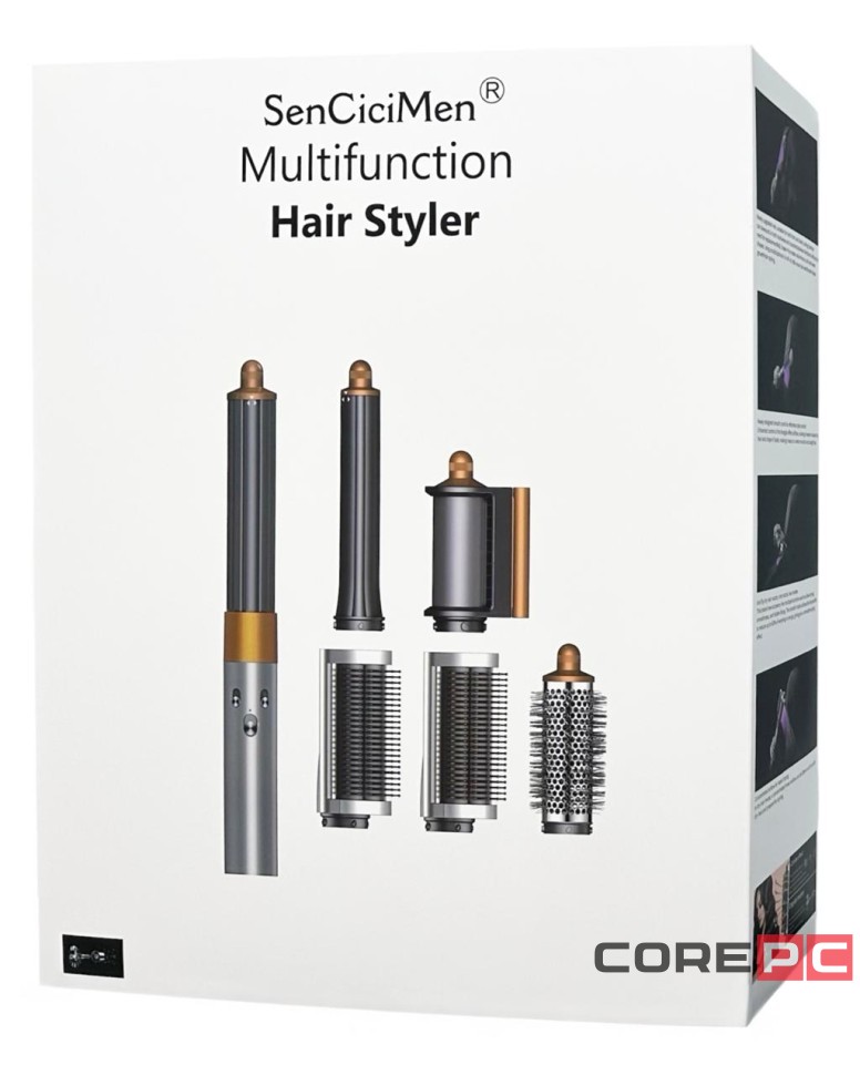 Мультистайлер SenCiciMen X9 Pro EU( европейской вилкой) Насадок 6шт серый