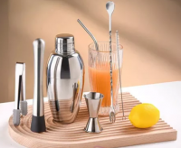 Коктейльный набор Xiaomi Circle Joy Coktail Shaker Bar Set 7 в 1 (CJ-CSB01) (серебристый)