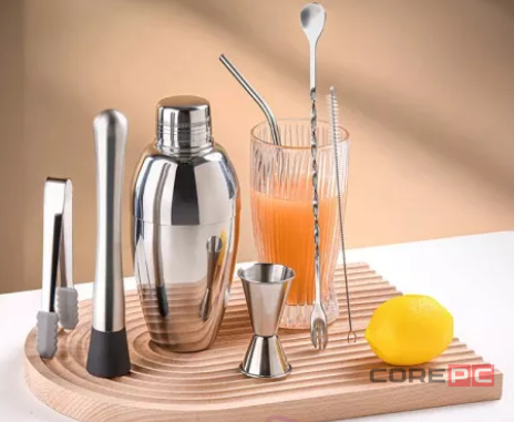 Коктейльный набор Xiaomi Circle Joy Coktail Shaker Bar Set 7 в 1 (CJ-CSB01) (серебристый)