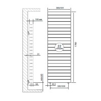 Радиатор Royal Thermo PianoForte Tower Bianco Traffico - 22 секц.