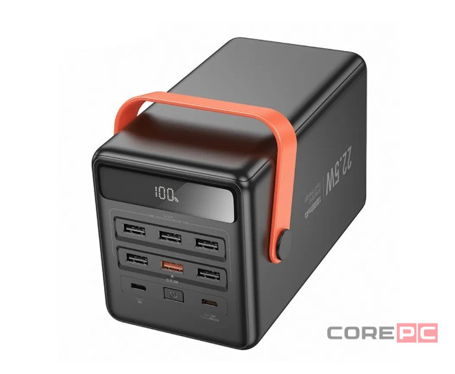 Powerbank Hoco J142 100000mAh 6USB/2C черный