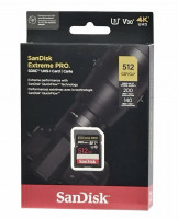 SDXC карта памяти Sandisk Extreme Pro 512GB 200MB/s V30 U3 (SDSDXXD-512G-GN4IN)