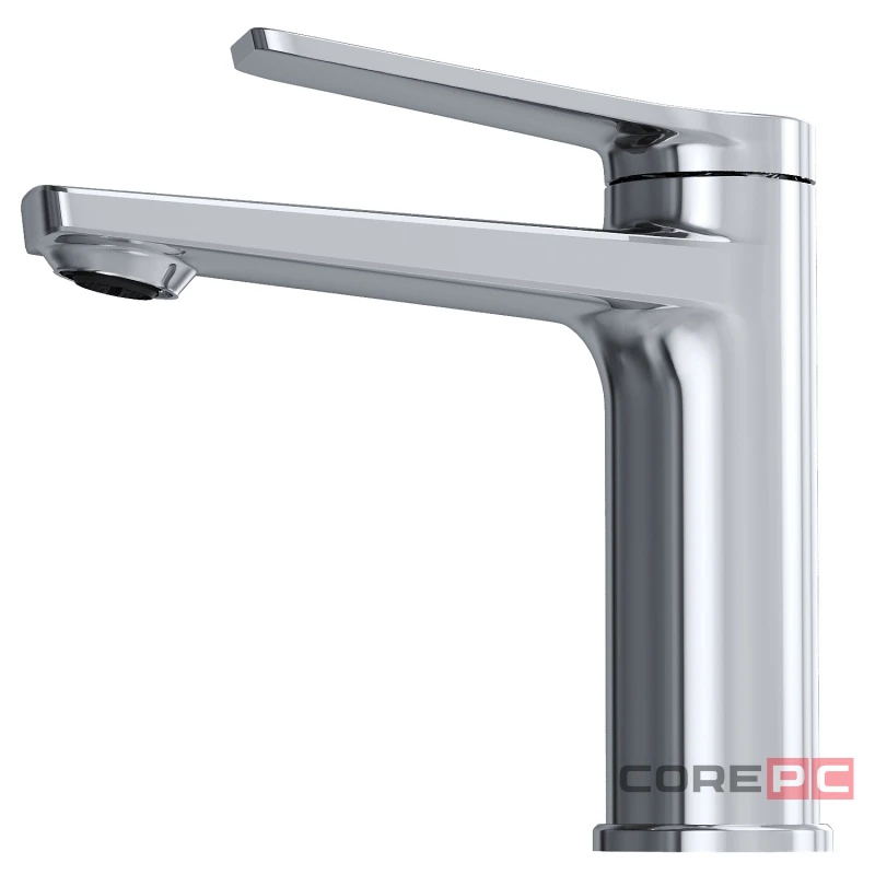 Смеситель для раковины MIXLINE МЛ24-04/ML24-04, рычажное управление, цвет хром