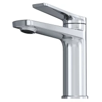 Смеситель для раковины MIXLINE МЛ24-04/ML24-04, рычажное управление, цвет хром