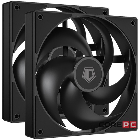 Комплект вентиляторов для корпуса ID-COOLING AS-140-K DUET (2 in 1) Black