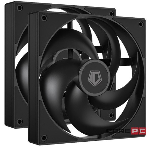 Комплект вентиляторов для корпуса ID-COOLING AS-140-K DUET (2 in 1) Black