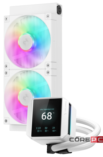 Система жидкостного охлаждения для процессора Deepcool MYSTIQUE 240 WH ARGB White