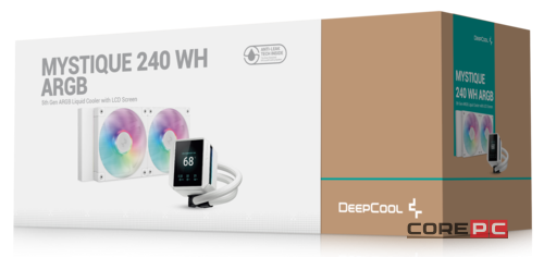 Система жидкостного охлаждения для процессора Deepcool MYSTIQUE 240 WH ARGB White
