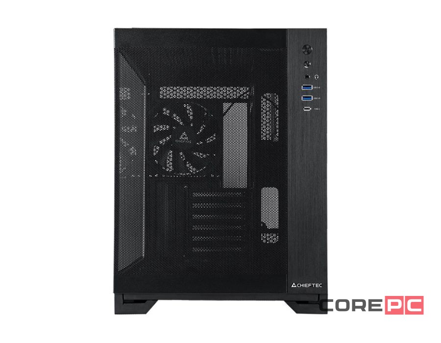 Компьютерный корпус Chieftec VISIO AIR TG Black (GM-30B-M-OP)