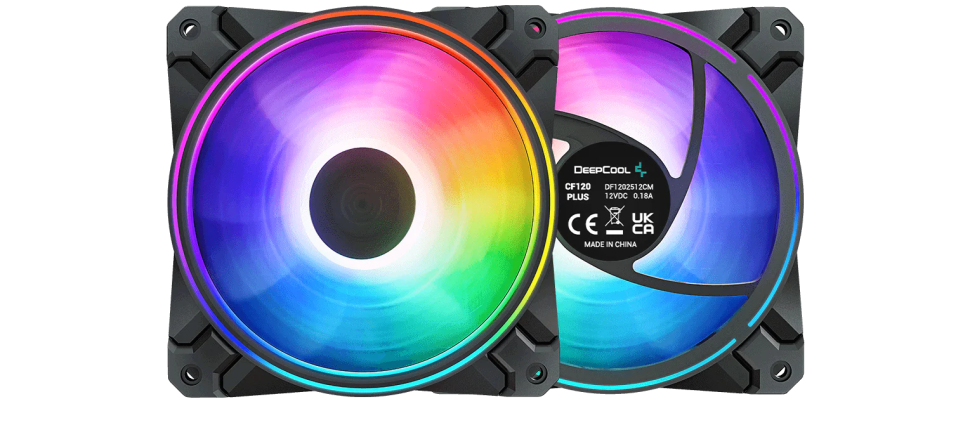 Комплект вентиляторов для корпуса Deepcool CF120 PLUS 3 IN 1 RGB PWM (DP-F12-AR-CF120P-3P)