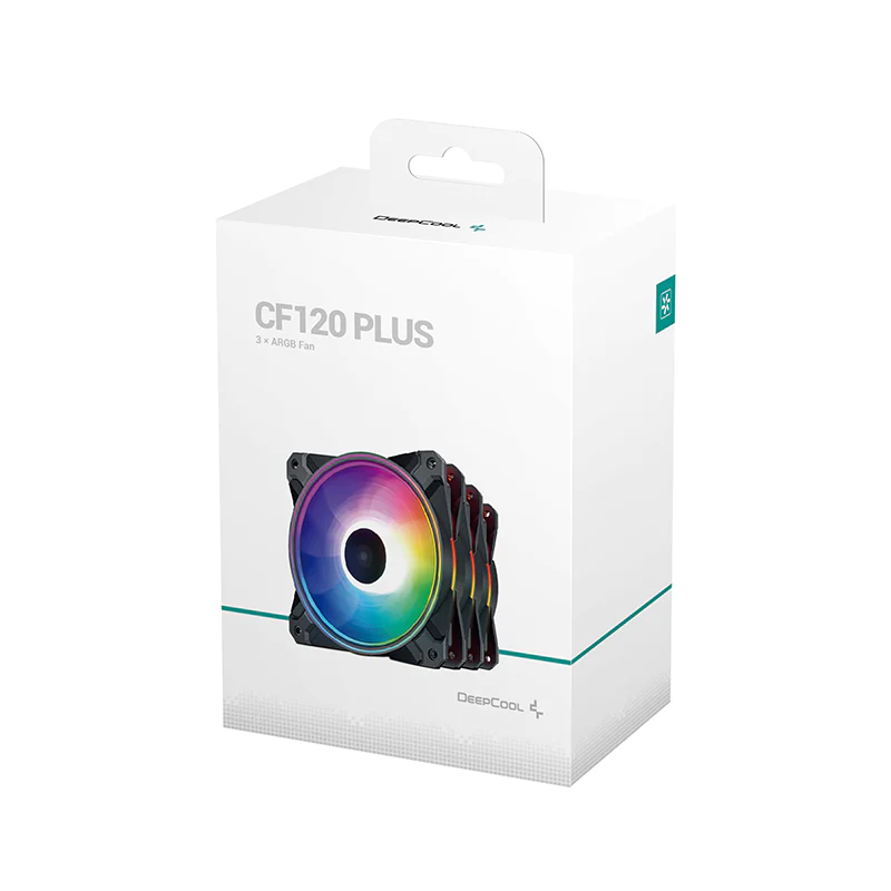 Комплект вентиляторов для корпуса Deepcool CF120 PLUS 3 IN 1 RGB PWM (DP-F12-AR-CF120P-3P)