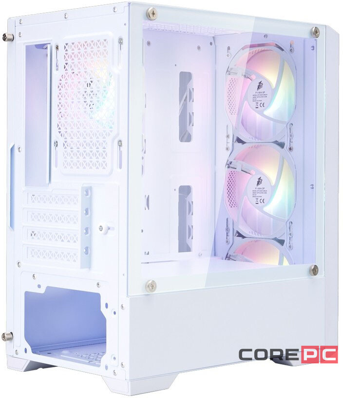 Компьютерный корпус 1STPLAYER BULLET HUNTER H2 White (H2-WH-4F1-W)