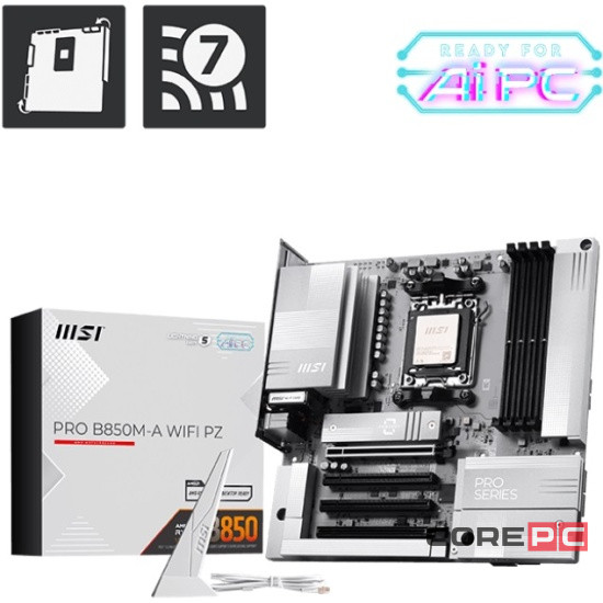 Материнская плата MSI PRO B850M-A WIFI PZ